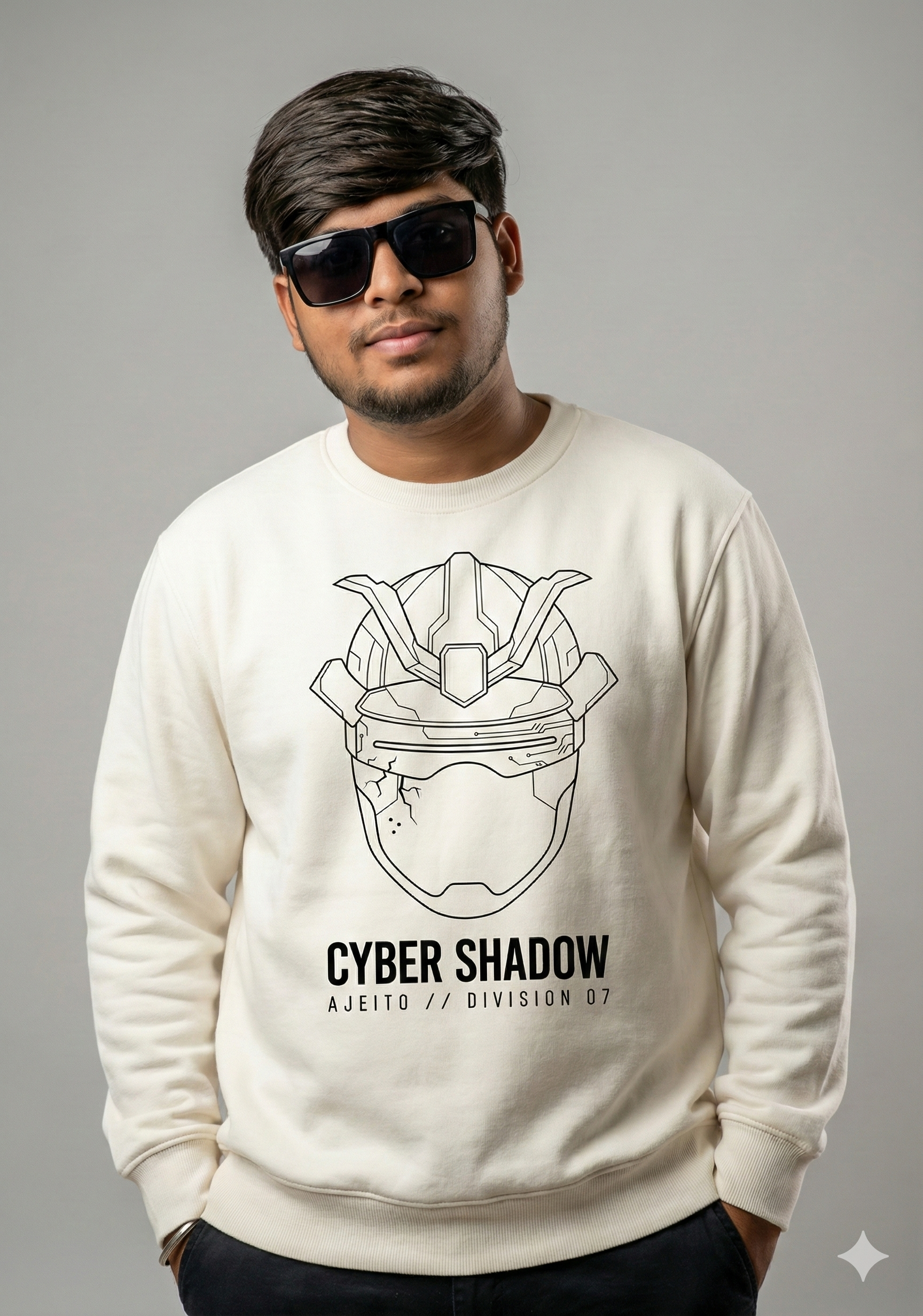 Cyber Shadow Tech Helmet Sweatshirt