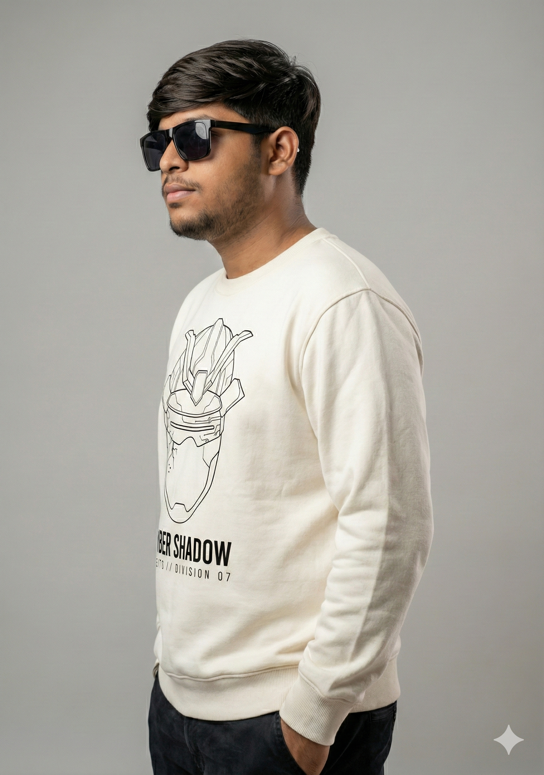 Cyber Shadow Tech Helmet Sweatshirt