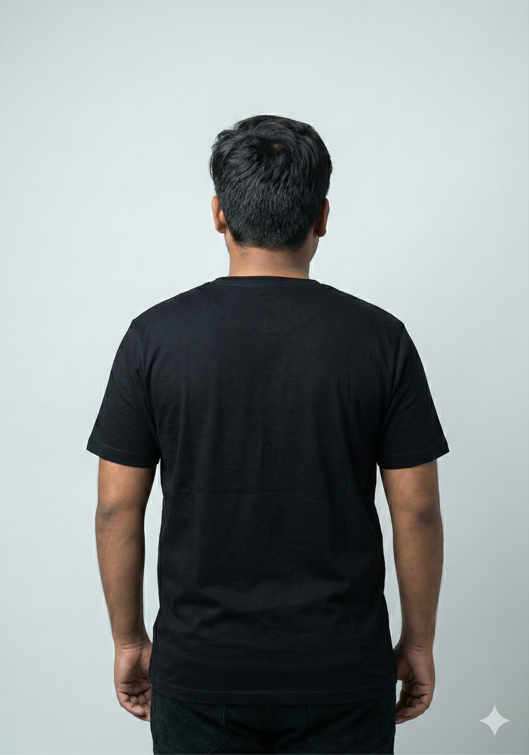 Trust Less Move Smart – Minimal Typography Tee (Men’s Regular Fit)