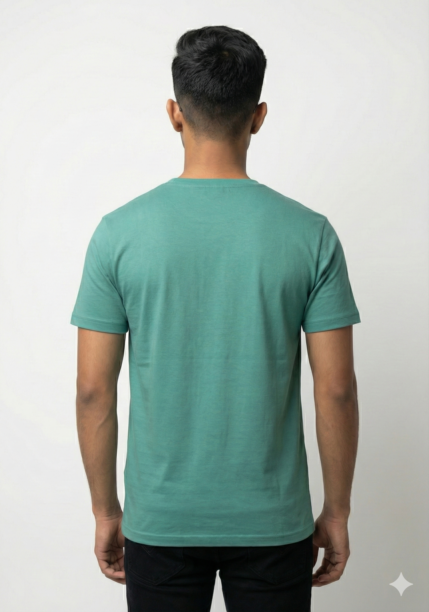 Fading Self – Silence Shapes Me Minimal Line Art Tee